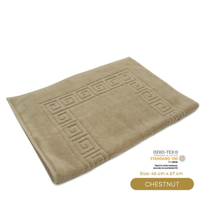 YUMEKO Sakura SPA Collection Bath Mat - Chestnut