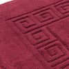 YUMEKO Sakura SPA Collection Bath Mat - Brick Red