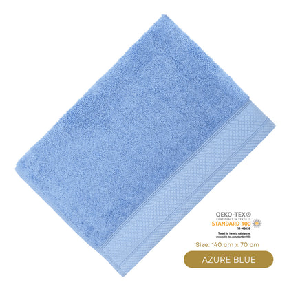 YUMEKO Sakura SPA Collection Bath Towel - Azure Blue