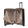 Hush Puppies HP69-4036 24" Hard Case Spinner Luggage - Expandable, Anti-Theft Zipper, TSA Lock - Black