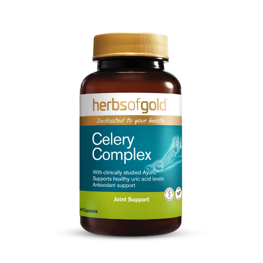 Herbs of Gold Celery Complex 60 Vegetable Capsules (Buy 1 Free 1)