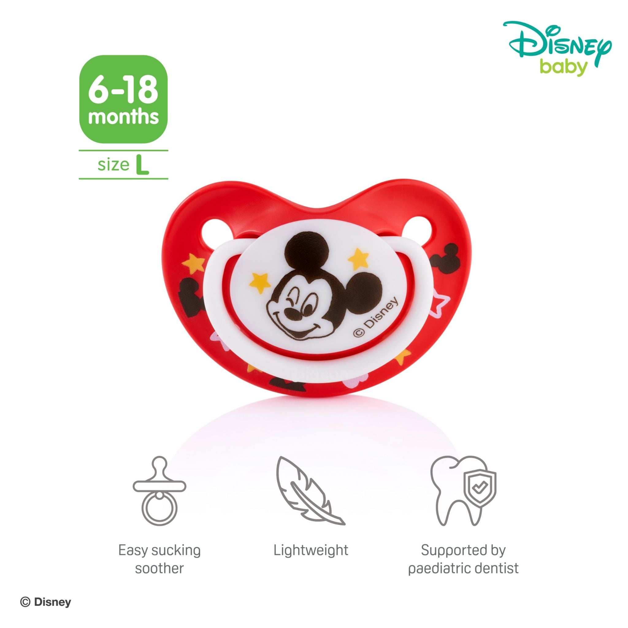 Pigeon Soother FunFriends Disney (Size L / 6-18 months) - Mickey