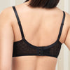 Triumph Signature Sheer Non-Wired Push Up Deep V Bra Black