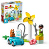 LEGO DUPLO Town: Wind Turbine and Electric Car (10985)