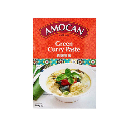 Amocan Green Curry Paste 100g