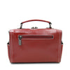 SARRER Leather Boxy Shoulder Bag - Red