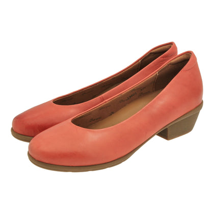 Barani Chestnut Leather Heels (Short)