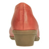 Barani Chestnut Leather Heels (Short)