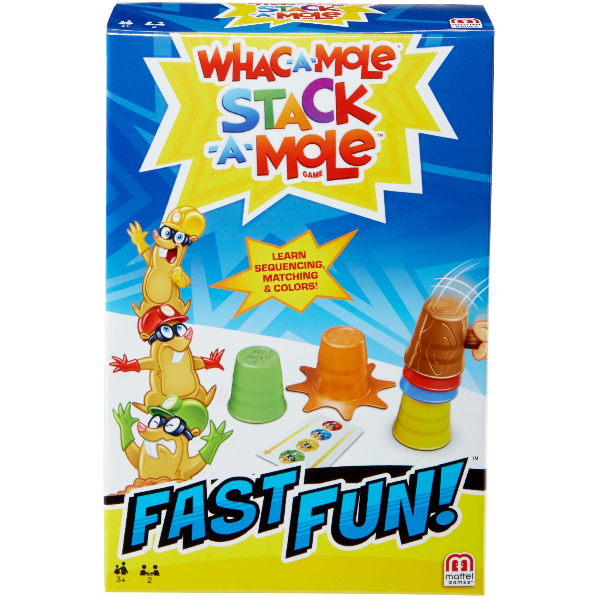 Mattel Fast Fun Whac-a-mole Stack-a-mole