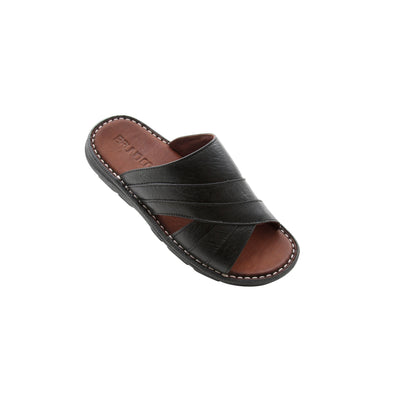 BRUNO CO Leather Sandal - 209 OWEN - BLACK