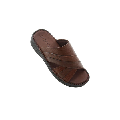 BRUNO CO Leather Sandal - 209 OWEN - BROWN