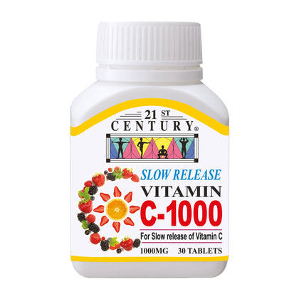 21ST CENTURY Slow Release Vitamin C-1000 30 Tablets
