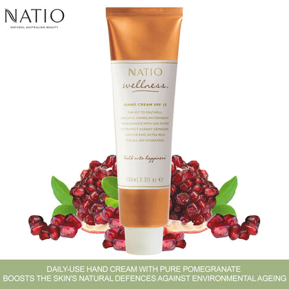 Natio Wellness Hand Cream SPF 15 100ml