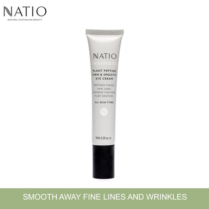 Natio Treatments Plant Peptide Firm & Smooth Eye Cream 16ml