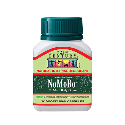 21st Century NoMoBo Natural Internal Deodorant 30 Vegetarian Capsules