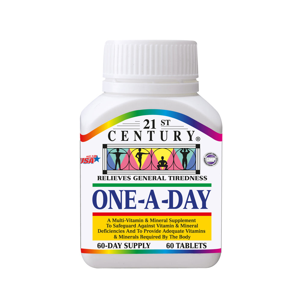 21st Century One-A-Day Relieves General Tiredness 60 Tablets