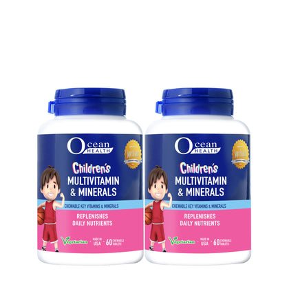 Ocean Health Children's Multivitamin&Minerals Chewable Tab 2x60s