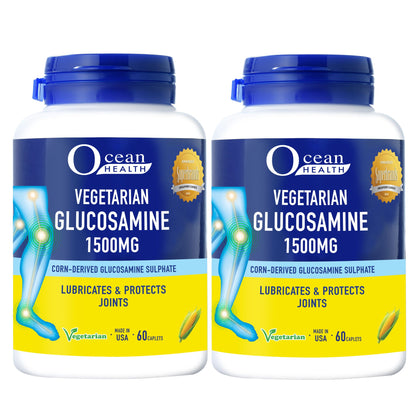 Ocean Health Vegetarian Glucosamine 1500mg Caplet 2x60s