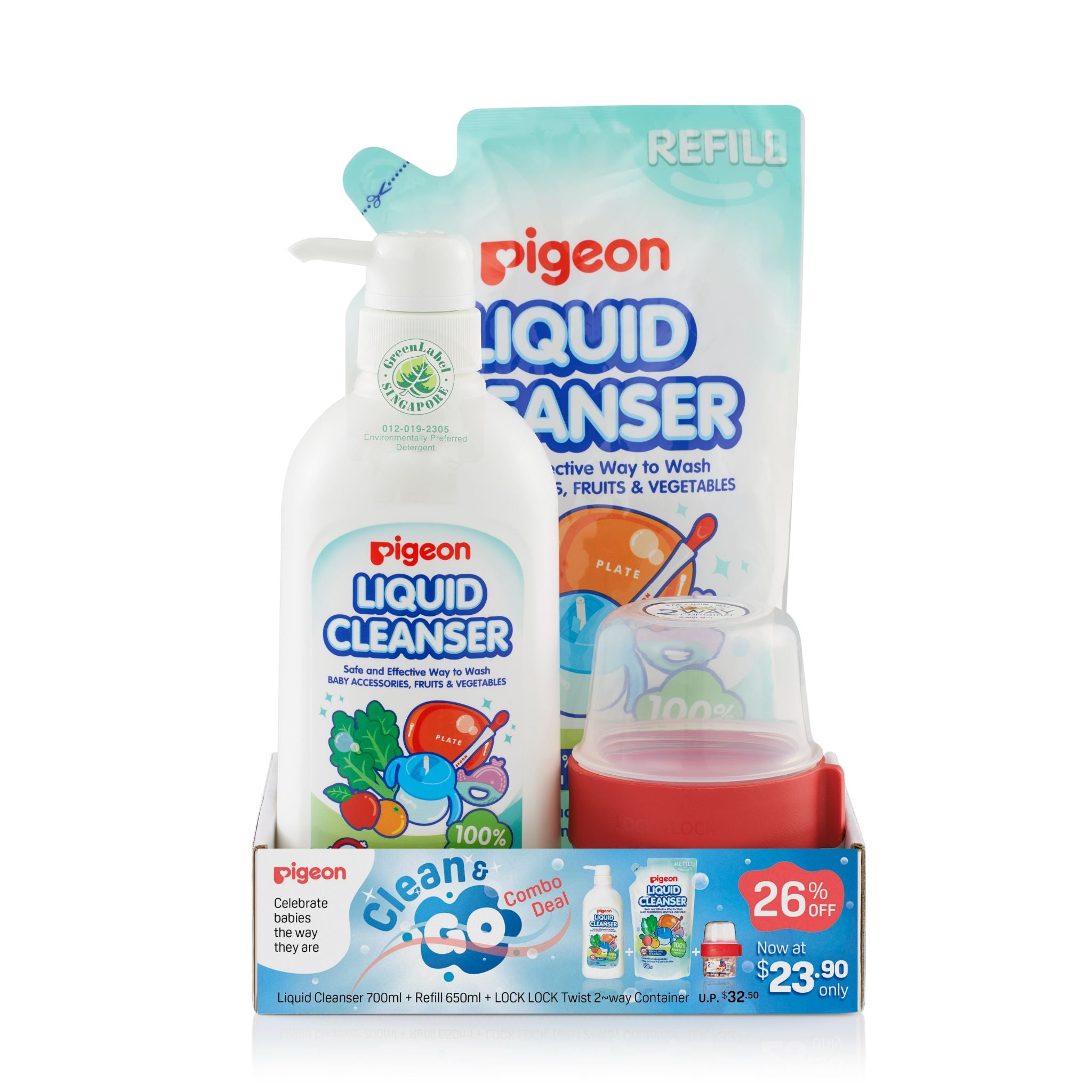 Pigeon Liquid Cleanser Promotion Pack