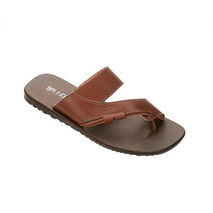 Bruno Co. Steve Leather Men's Sandal - Brown