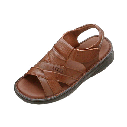 BRUNO CO. Leather Sandal - Brown