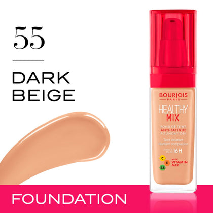 Bourjois Healthy Mix Foundation #55 Dark Beige 30ml