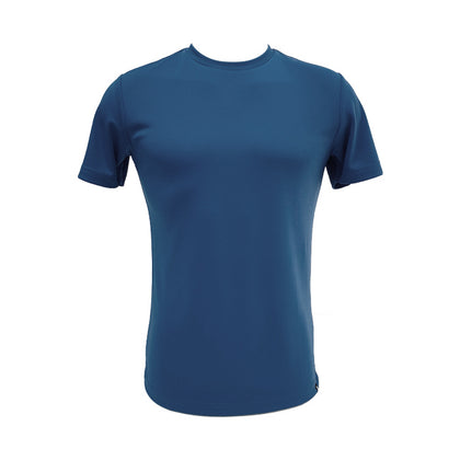 Ashford Round Neck T-Shirt - Mid Blue