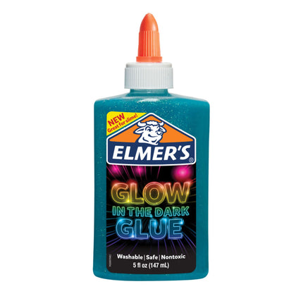Elmer's Glow In The Dark Glue Blue 5oz