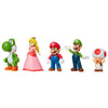 Super Mario Nintendo 2.5" 5pc Mario & Friends (Mario, Luigi, Princess Peach, Yoshi, Toad)