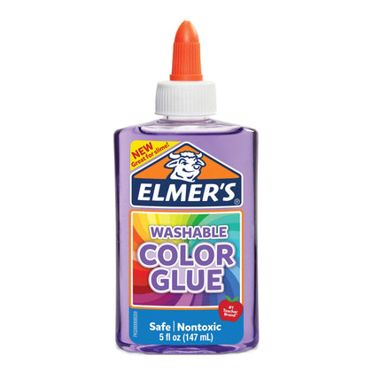 Elmer's Transparent Color Glue Purple 5oz