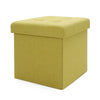 Smart Living Foldable Storage Ottoman - Green