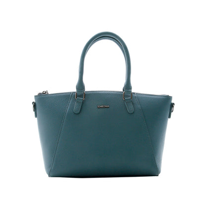 SEMBONIA Leather Top Handle Tote with Detachable Long Shoulder Strap