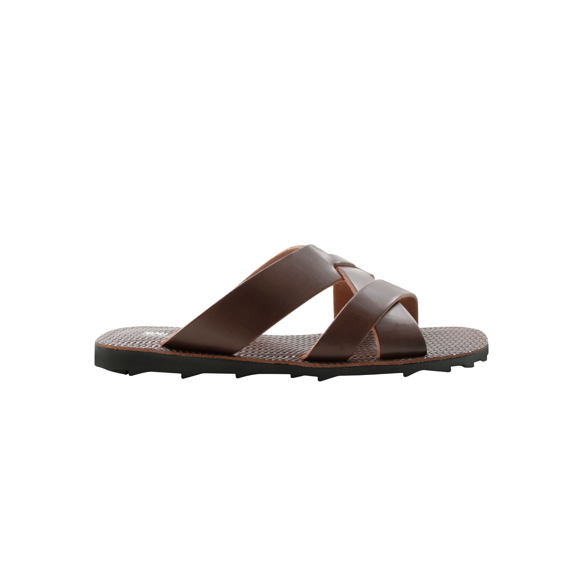 BRUNO CO Leather Sandal - 3908 EUGENE - BROWN