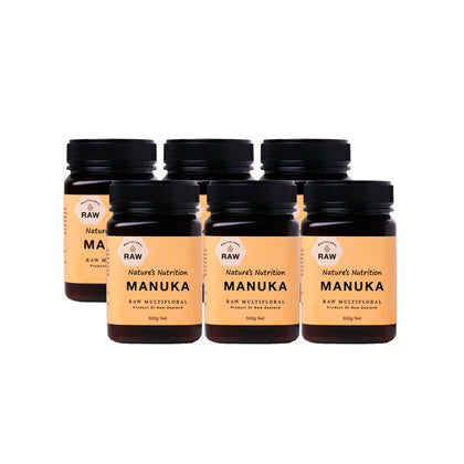 Nature's Nutrition Multifloral Manuka Honey 500g x 6