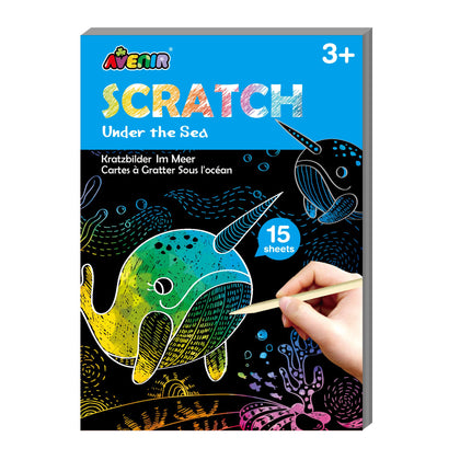 AVENIR Mini Scratch Art Under the Sea