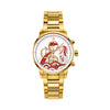 4B (Black By Blue Brave) Merlion Watch (Gold with Red Accents)