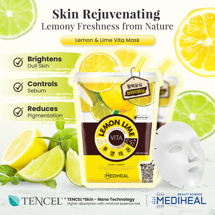 Mediheal VITA Lemon Lime Mask Sheet (25ml)