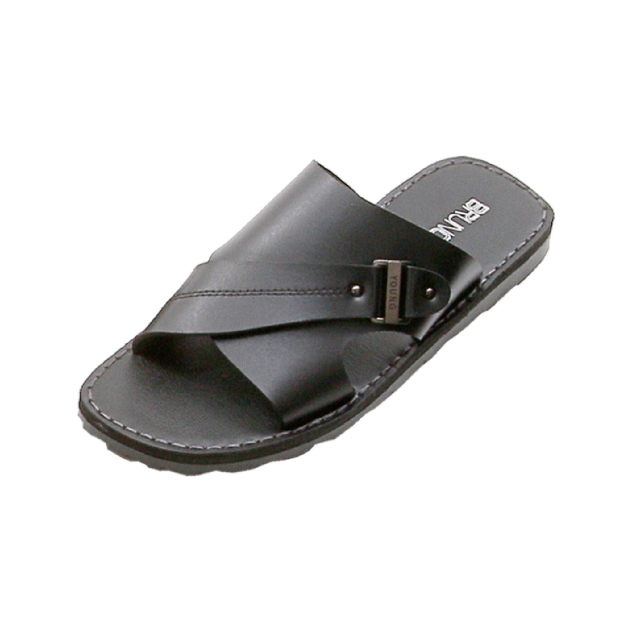 BRUNO CO. Leather Sandal - Black