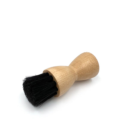 Merz Round Shoe Brush - Black