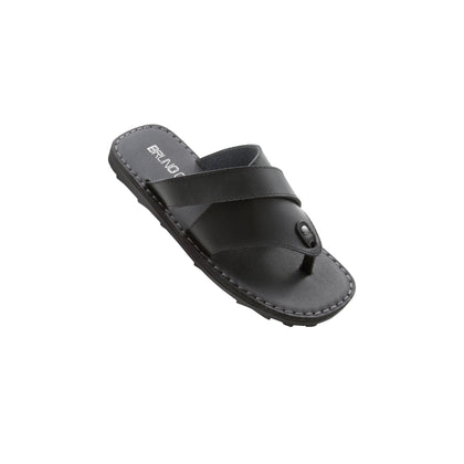 BRUNO CO Leather Sandal - 5651 NICK - BLACK