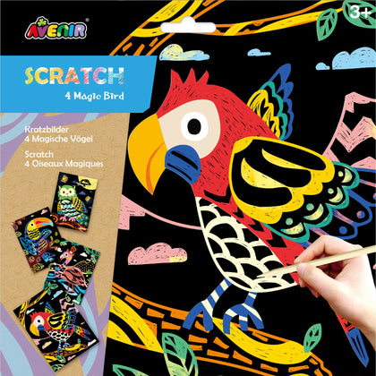 AVENIR Scratch Art - Magic Birds