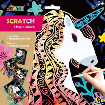 AVENIR Scratch Art - Magic Unicorn
