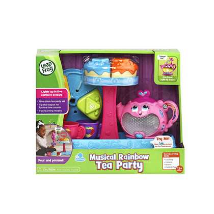 LeapFrog New Musical Rainbow Tea Party (With Cake Stand)