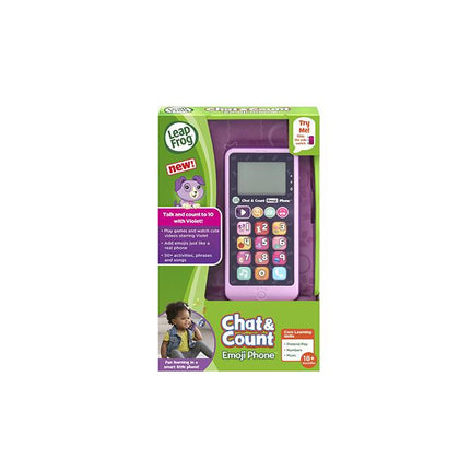 LeapFrog Chat & Count Emoji Smart Phone - Purple