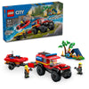 LEGO City: 4x4 Fire Truck with Rescue Boat (60412)