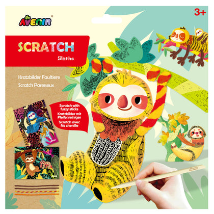 AVENIR Scratch Art - Sloths