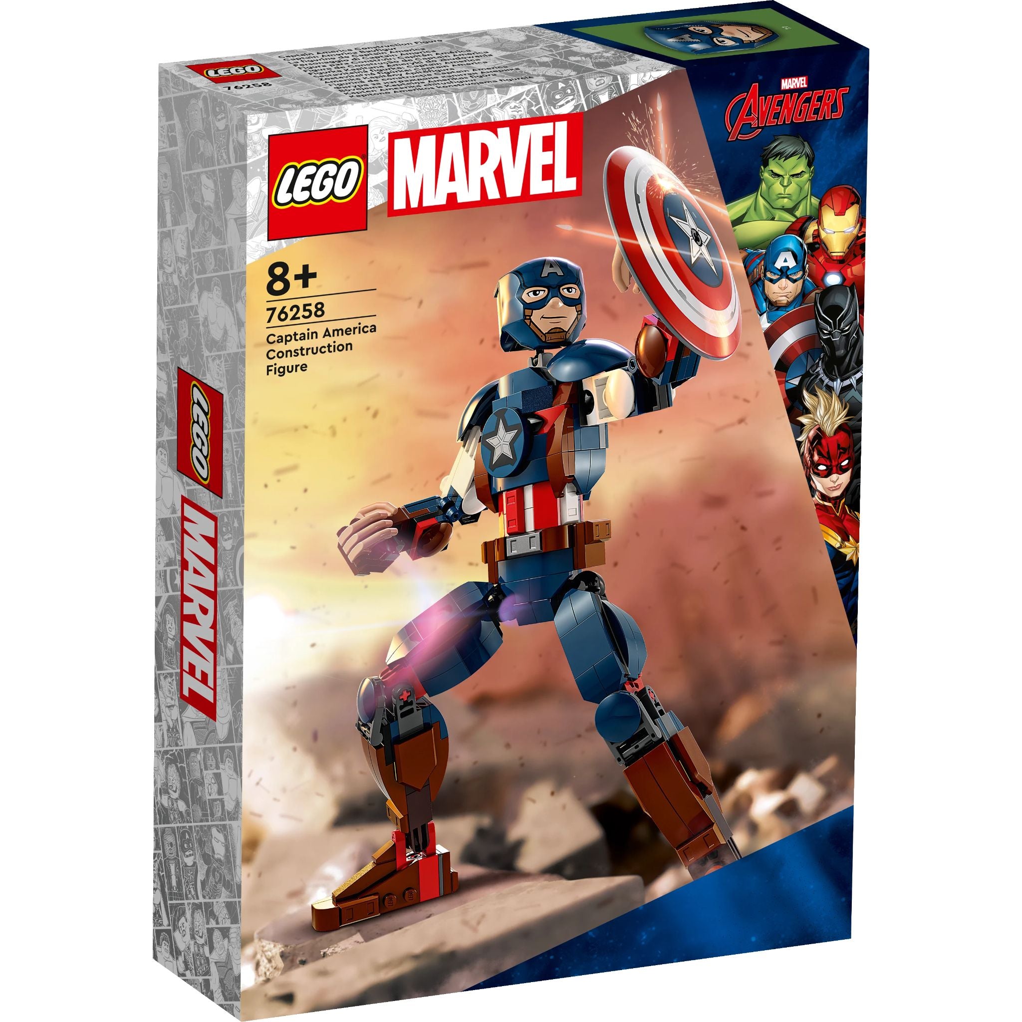 LEGO Super Heroes: Captain America Construction Figure (76258)