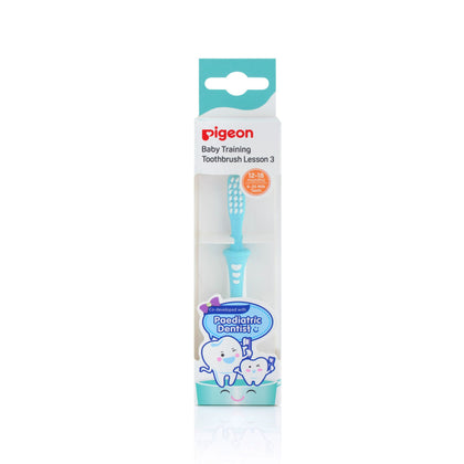 Pigeon Baby Training Toothbrush Lesson 3 (12-18 months) - Green