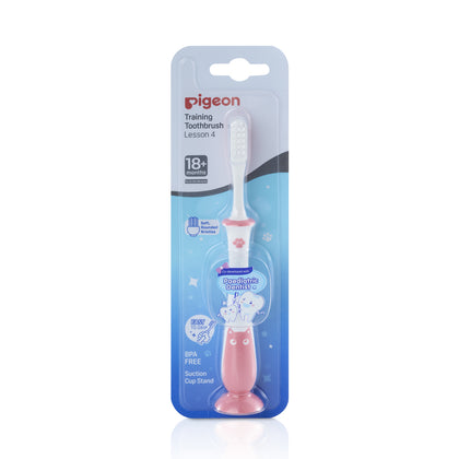 Pigeon Training Toothbrush Lesson 4 Pink (79782)