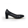 Barani Classic Leather 5cm Heels Perforated 9032 Black